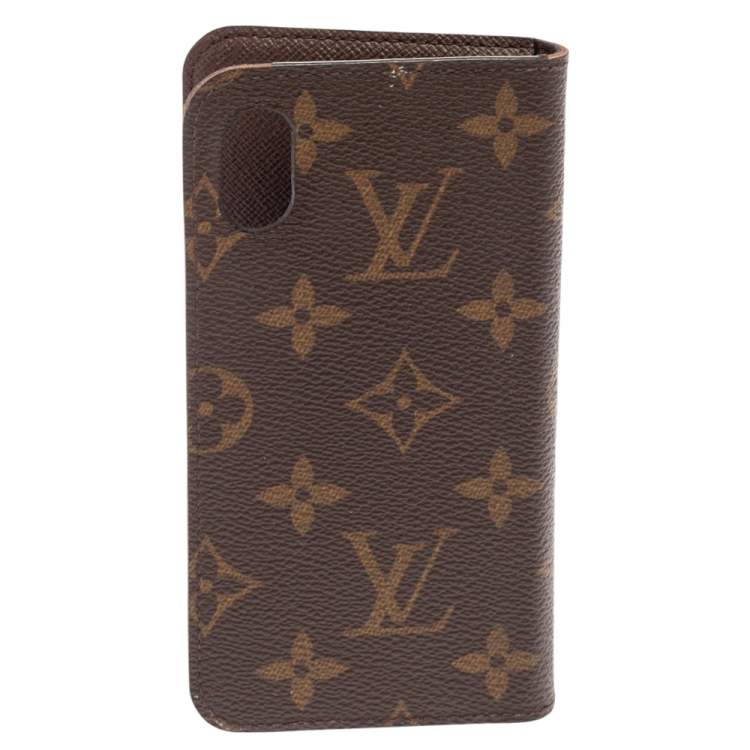 Pre Owned Louis Vuitton Monogram Canvas iPhone X/XS Folio