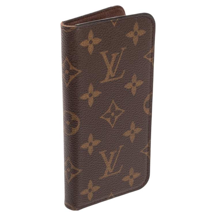 Pre Owned Louis Vuitton Monogram Canvas iPhone X/XS Folio