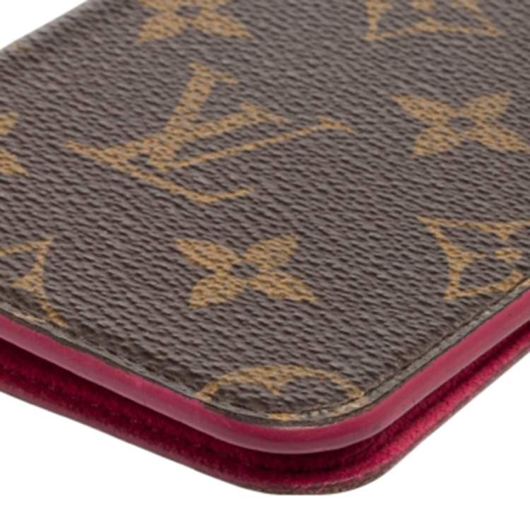 Pre Owned Louis Vuitton Monogram Canvas iPhone 6 Plus Folio