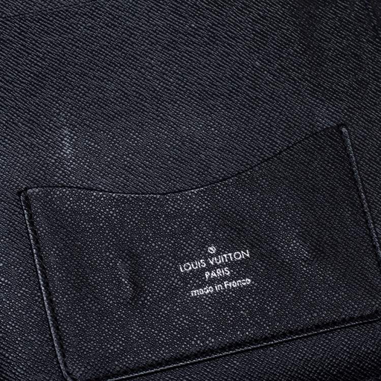 Pre Owned Louis Vuitton Damier Graphite Large Agenda Cover