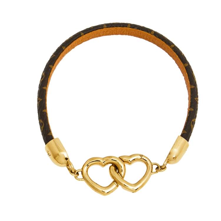 Bracelet Louis Vuitton Say Yes Bracelet Size: 19 Hearts Monogram