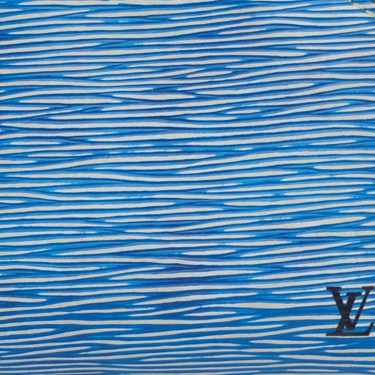 Pre Owned Louis Vuitton Blue Epi Leather Cosmetic Pouch