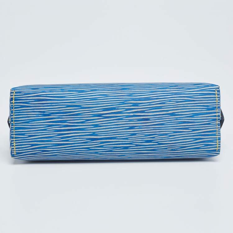 Pre Owned Louis Vuitton Blue Epi Leather Cosmetic Pouch
