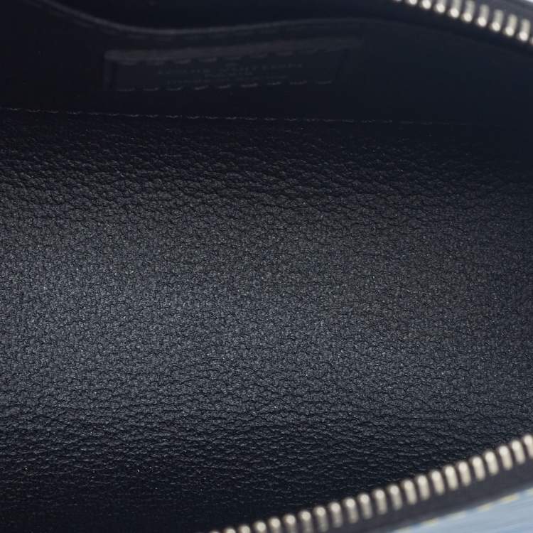 Pre Owned Louis Vuitton Blue Epi Leather Cosmetic Pouch