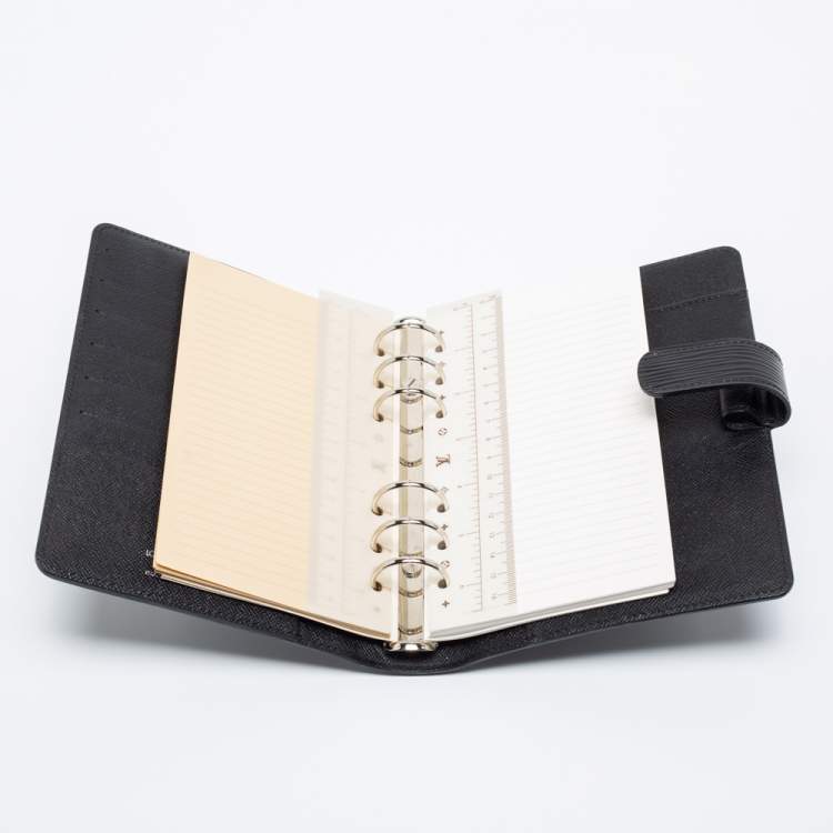 Pre Owned Louis Vuitton Epi Leather Medium Ring Agenda Cover