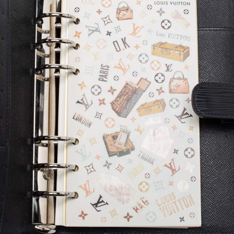 Pre Owned Louis Vuitton Epi Leather Medium Ring Agenda Cover