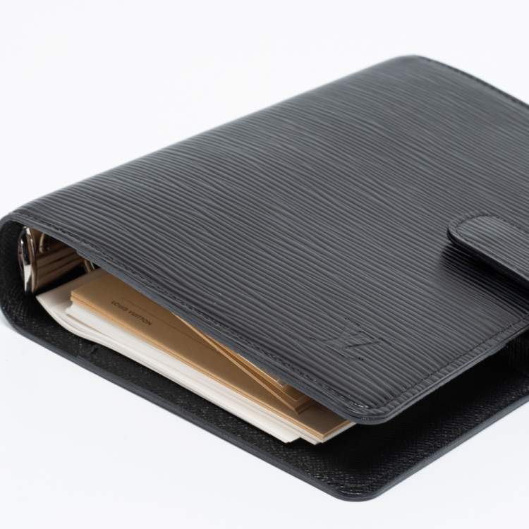 Pre Owned Louis Vuitton Epi Leather Medium Ring Agenda Cover