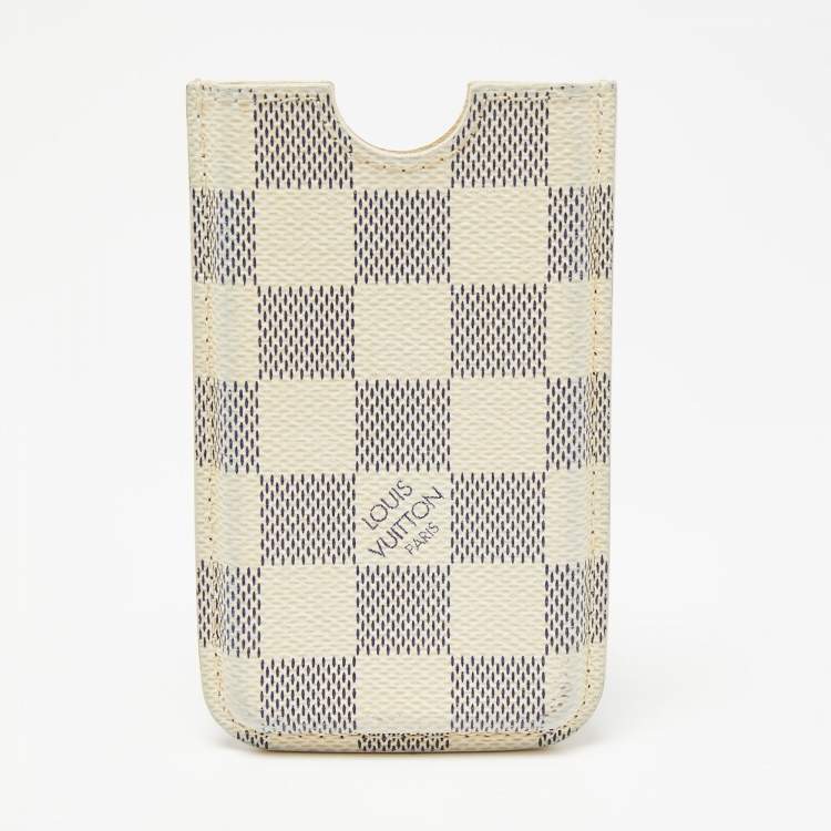 Pre Owned Louis Vuitton Damier Azur Canvas iPhone 4 Cover