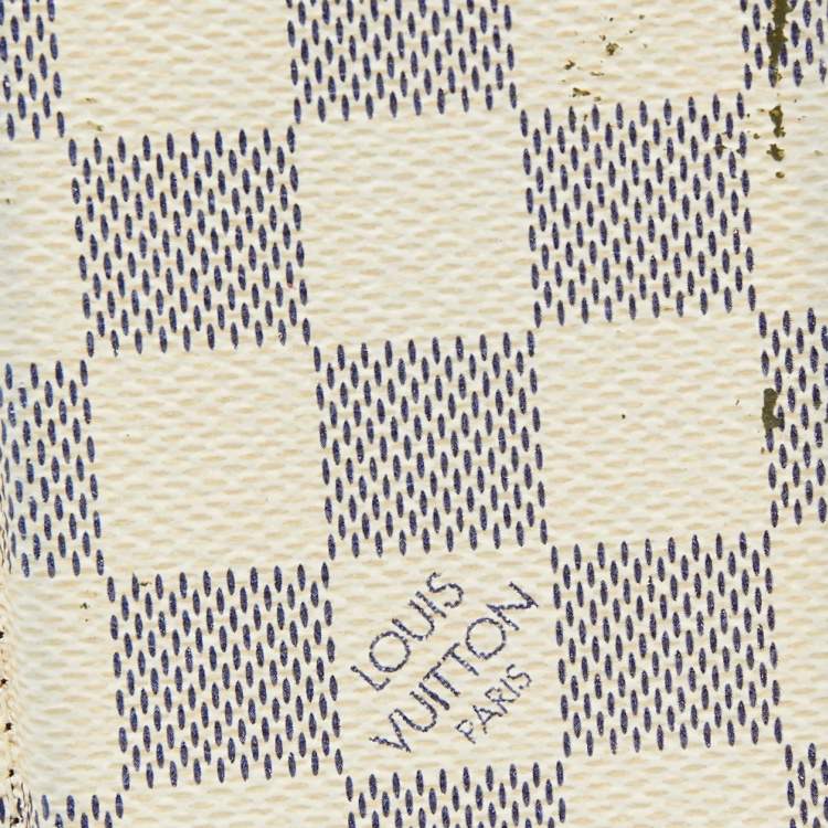 Pre Owned Louis Vuitton Damier Azur Canvas iPhone 4 Cover