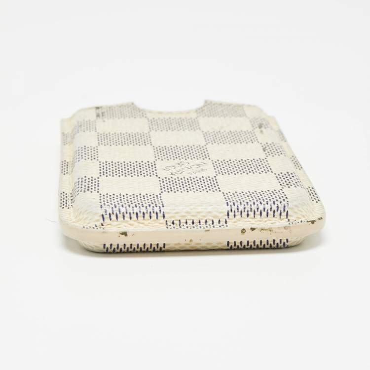 Pre Owned Louis Vuitton Damier Azur Canvas iPhone 4 Cover