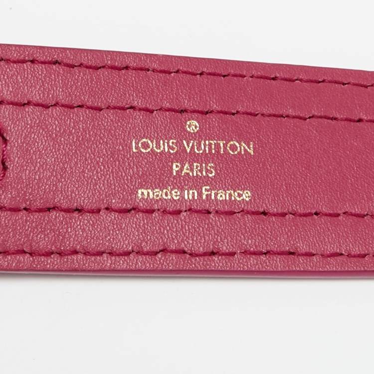 Pre Owned Louis Vuitton Multicolor Leather Embellished Shoulder Strap