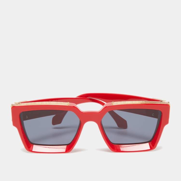 Louis Vuitton Red Z1165W 1.1 Millionaires Square Sunglasses Louis Vuitton