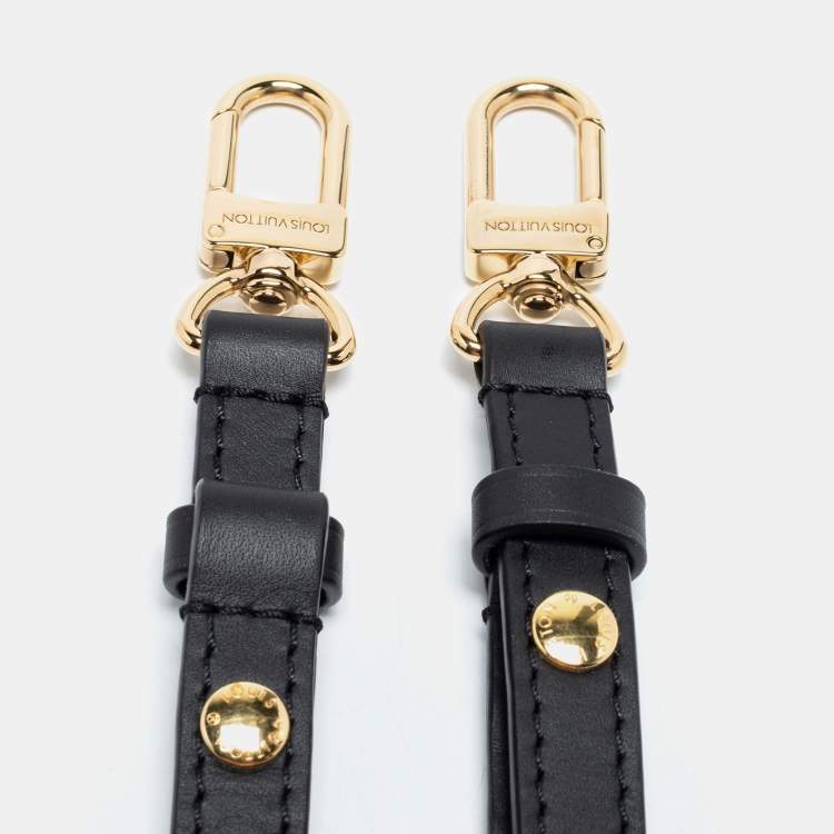 Louis Vuitton Leather Adjustable Bandouliere Strap - Black Bag