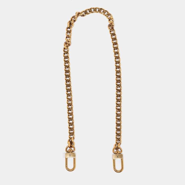 Louis Vuitton Chain Shoulder Strap in Golden Brass from a Pochette Félicie  - SOLD