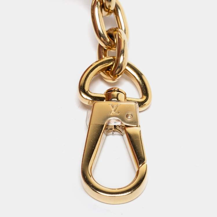 Pre Owned Louis Vuitton Gold Chain Link Shoulder Bag Strap