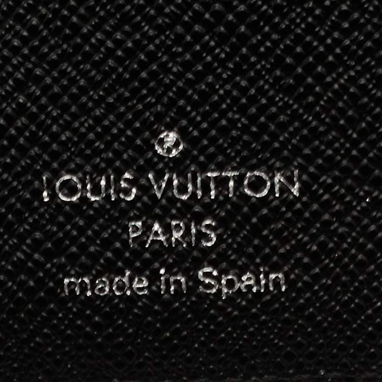 Pre Owned Louis Vuitton Black Epi Leather Small Ring Agenda Cover 