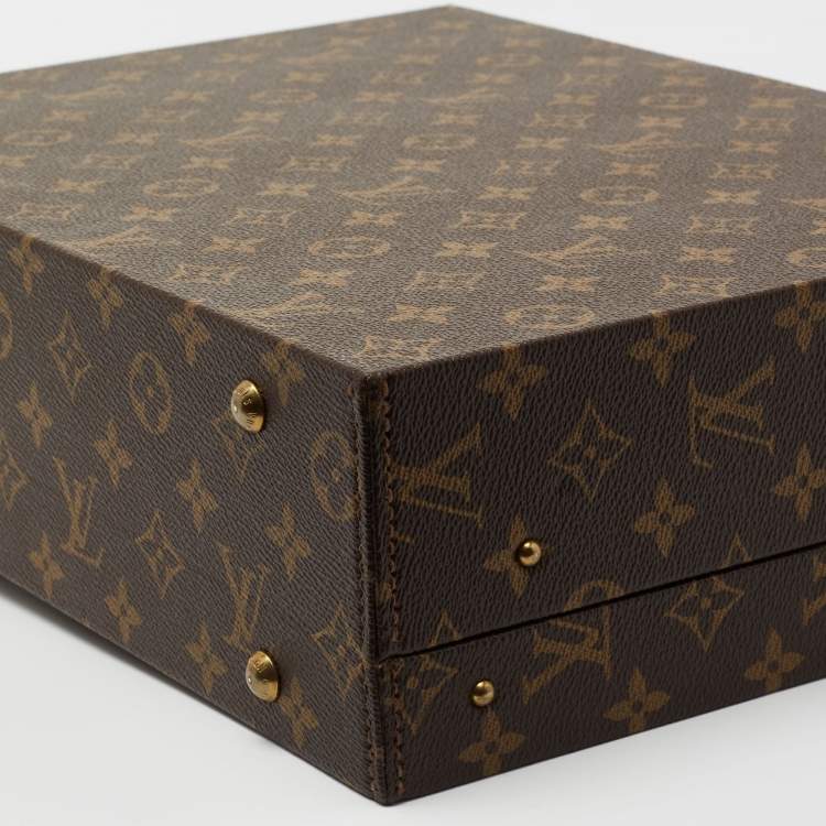 Pre Owned Louis Vuitton Monogram Canvas  Jewelry Case
