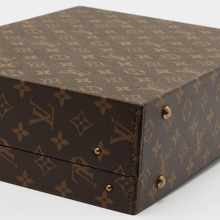 Pre Owned Louis Vuitton Monogram Canvas  Jewelry Case