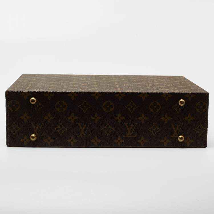 Pre Owned Louis Vuitton Monogram Canvas  Jewelry Case