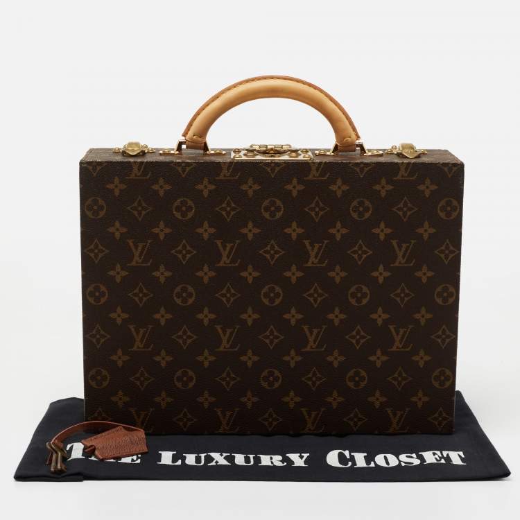 Pre Owned Louis Vuitton Monogram Canvas  Jewelry Case