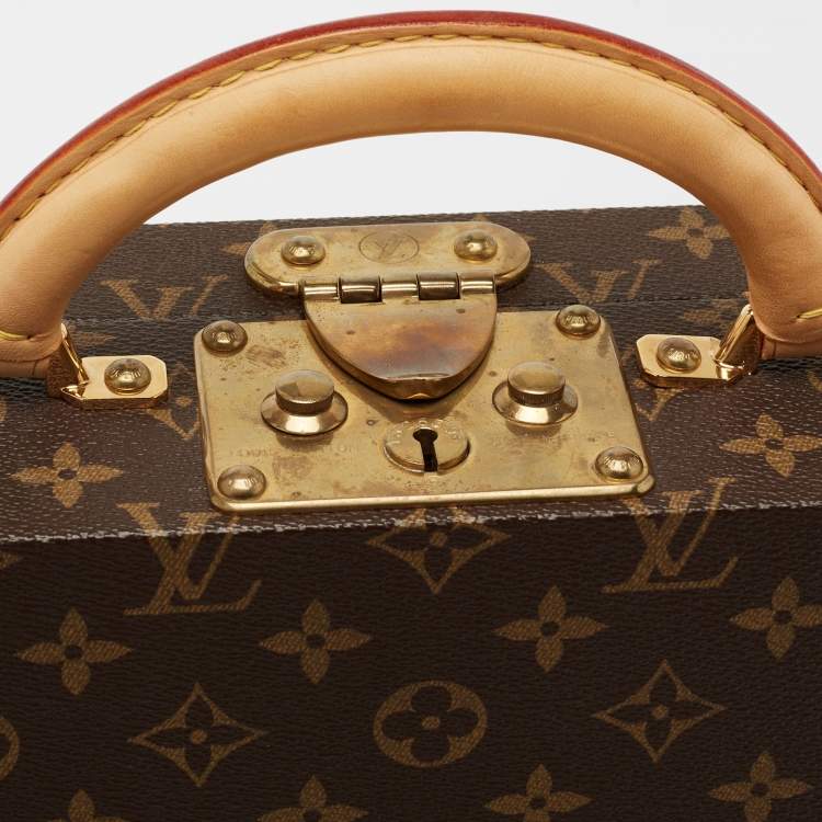 Pre Owned Louis Vuitton Monogram Canvas  Jewelry Case