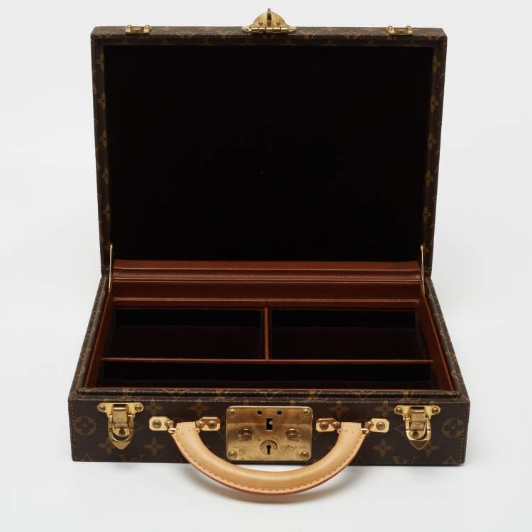 Pre Owned Louis Vuitton Monogram Canvas  Jewelry Case