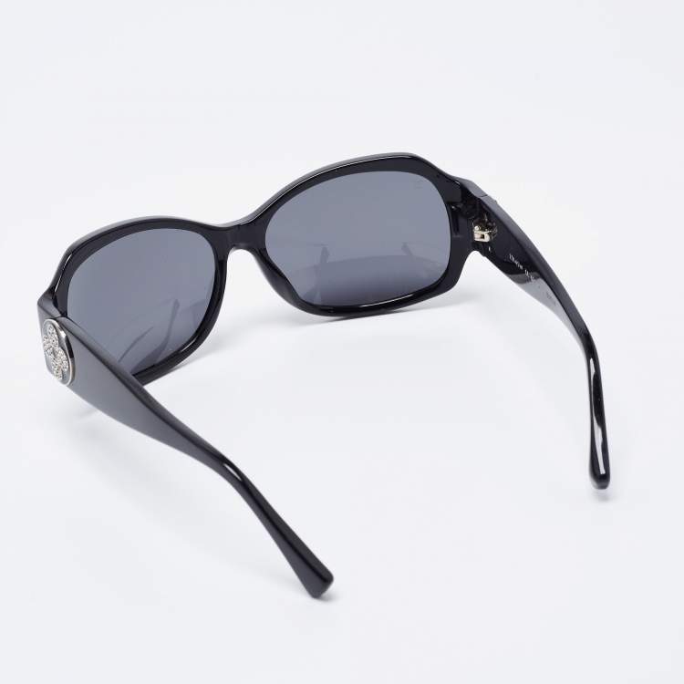 Pre Owned Louis Vuitton Black/ Grey Z0145W Ursula Rectangle Sunglasses