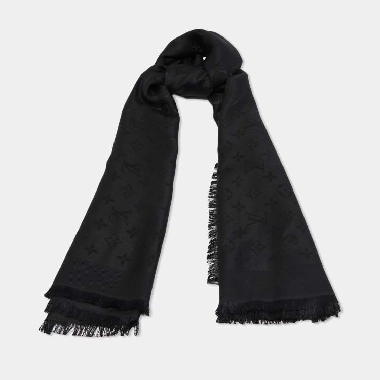 Buy louis vuitton black silk scarf Cheap Sale Black Friday