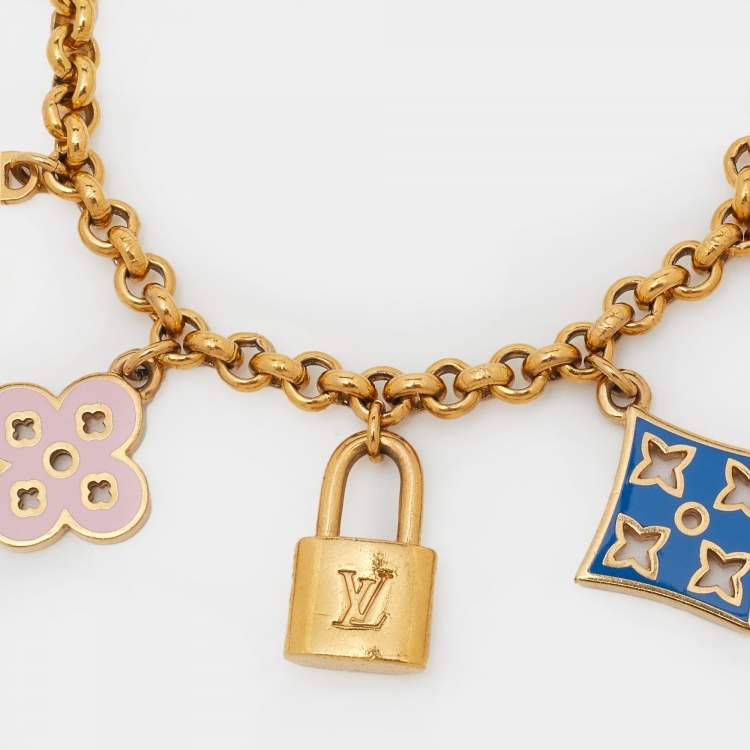 Louis Vuitton 18k White Gold Monogram Symbols Charm Bracelet   Lot  75056  Heritage Auctions