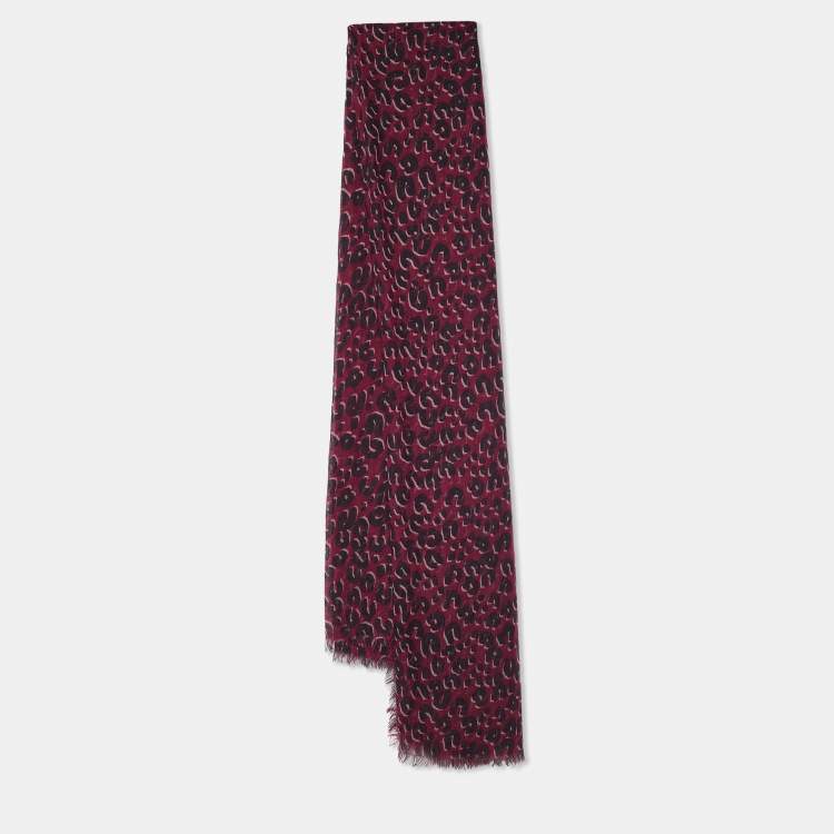 Louis Vuitton x Stephen Sprouse Leopard-Print Cashmere-Blend Scarf at  1stDibs  louis vuitton purple scarf, purple louis vuitton scarf, real louis  vuitton scarf tag