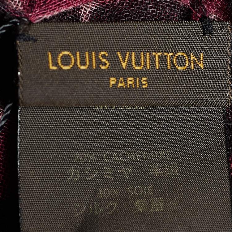 Pre Owned Louis Vuitton x Stephen Sprouse Leopard Print Cashmere Silk Scarf
