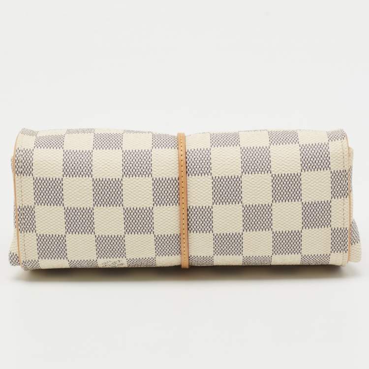 Pre Owned Louis Vuitton Damier AzurTrousse Bijoux Pliable Pouch