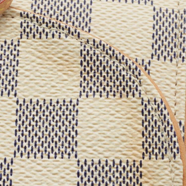 Pre Owned Louis Vuitton Damier AzurTrousse Bijoux Pliable Pouch