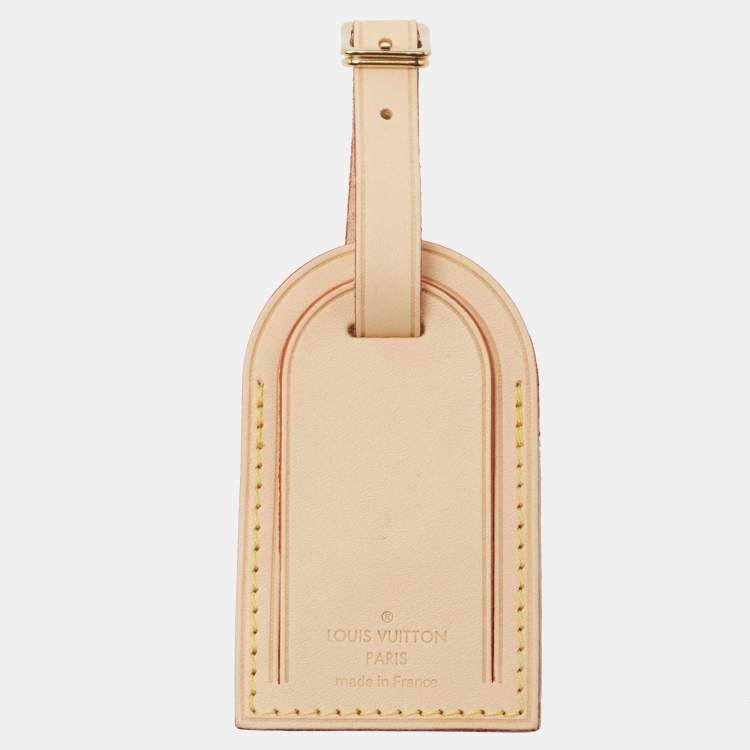 Authentic Louis Vuitton Luggage Tag Large