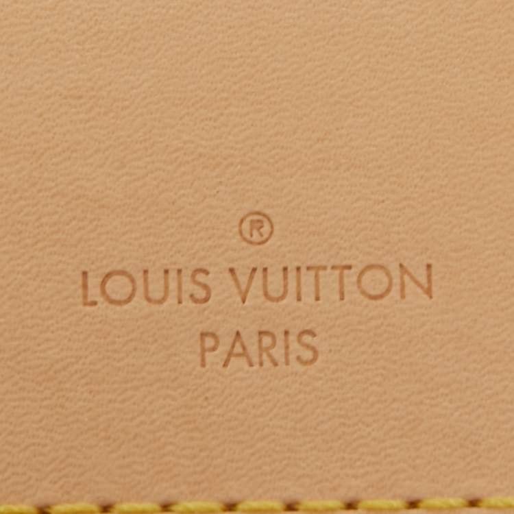 Pre Owned Louis Vuitton Vachetta Leather Luggage Name Tag