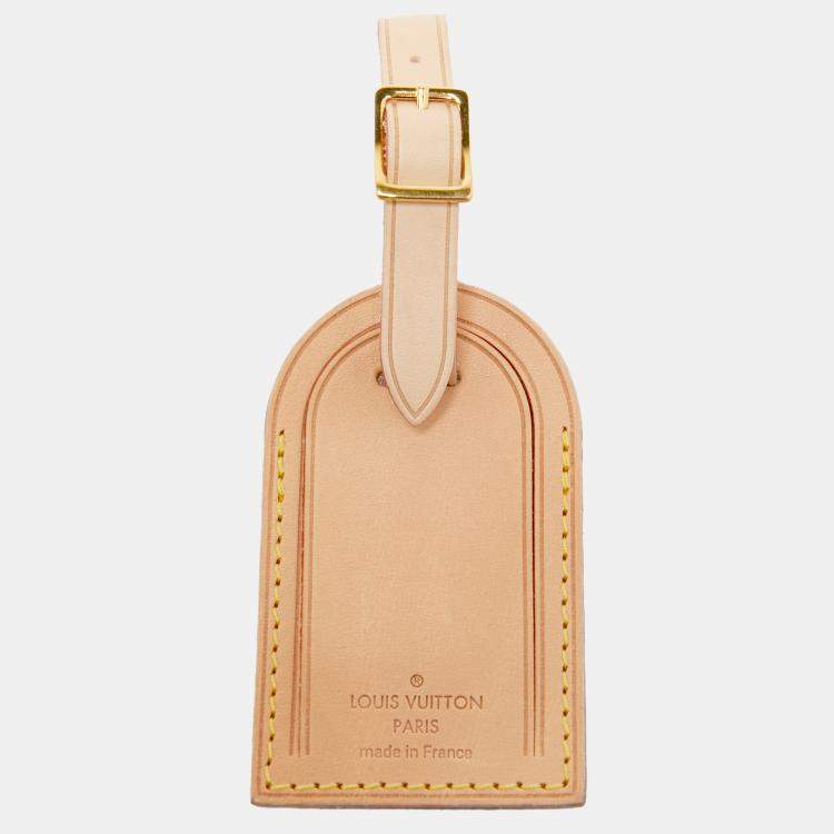 Louis Vuitton Leather Luggage Tag SHFvGlw4Q  LuxeDH