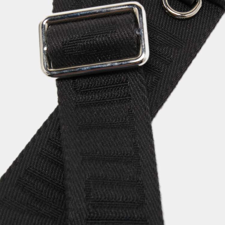 Pre Owned Louis Vuitton Black Fabric Adjustable Bag Shoulder Strap