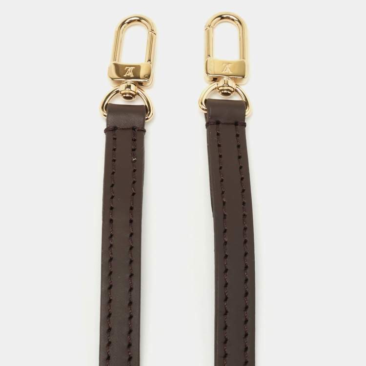 lv brown purse strap