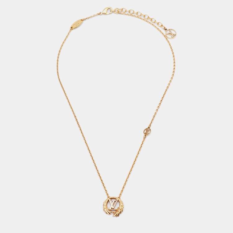 Louis Vuitton LV Get Dressed Necklace Gold in Gold Metal - US