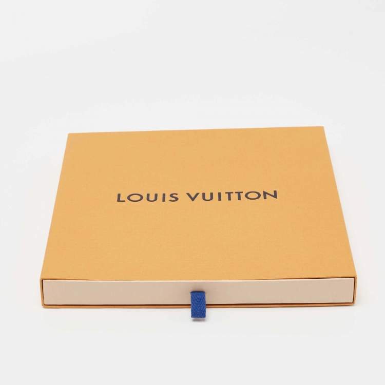 Pre Owned Louis Vuitton Brown Monogram Confidential Silk Square Scarf