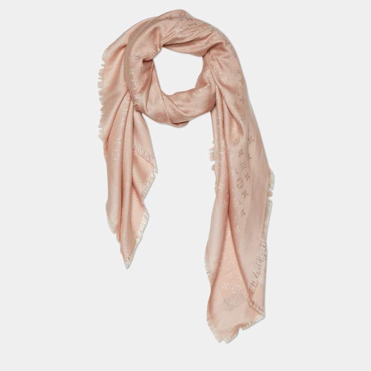 louis vuitton shawl pink