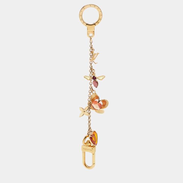 LV Blooming Flowers Chain Bag Charm and Key Holder