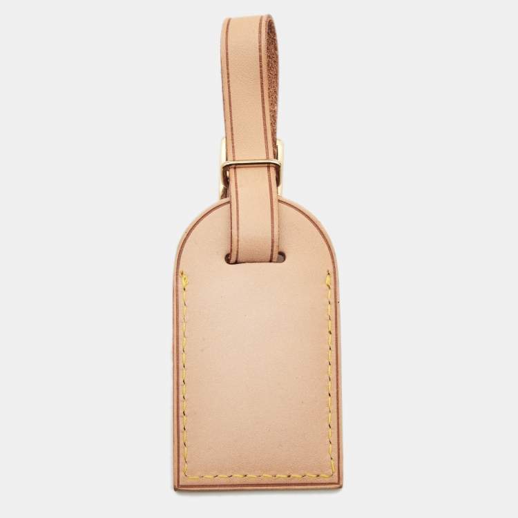 Louis Vuitton Black Leather Luggage Name Tag Louis Vuitton | The Luxury  Closet