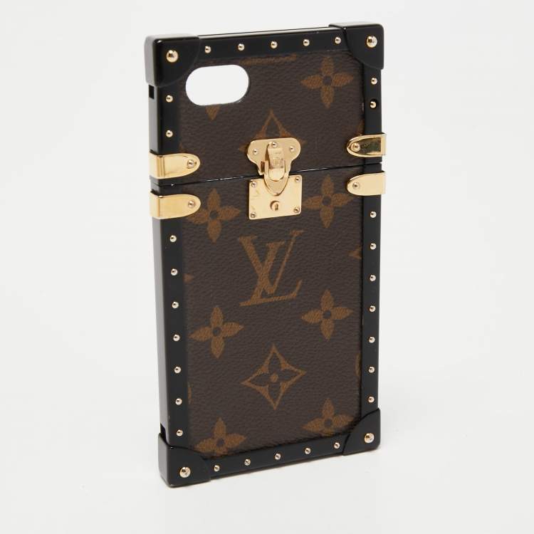 Pre Owned Louis Vuitton Monogram Canvas Eye Trunk iPhone 7 Case