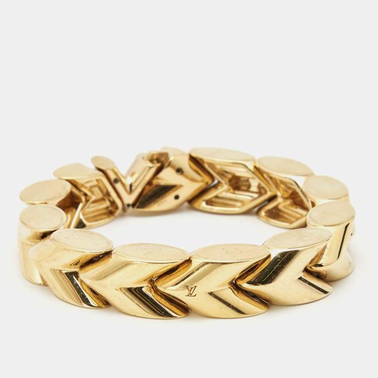 gold lv bracelet women