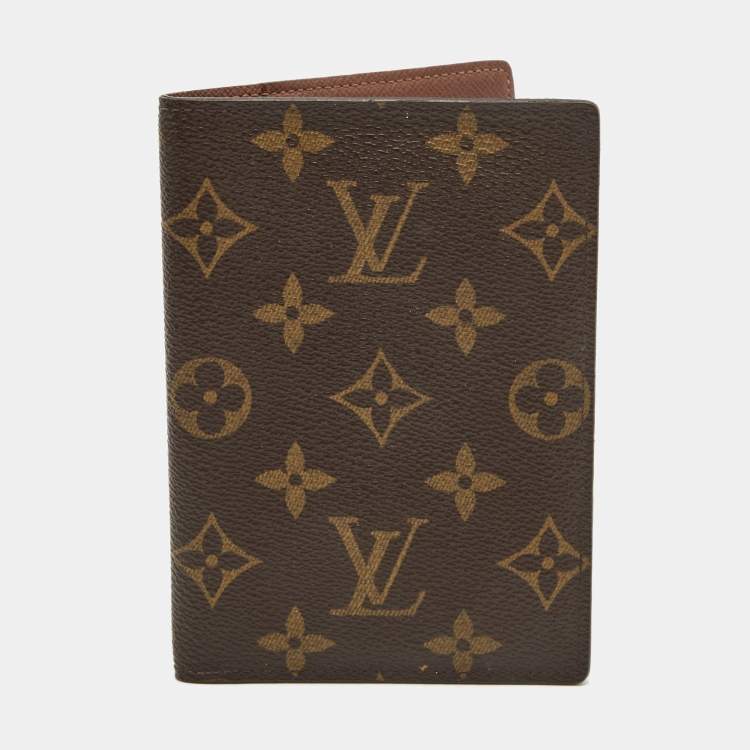 Pre Owned Louis Vuitton Monogram Canvas Passport Cover