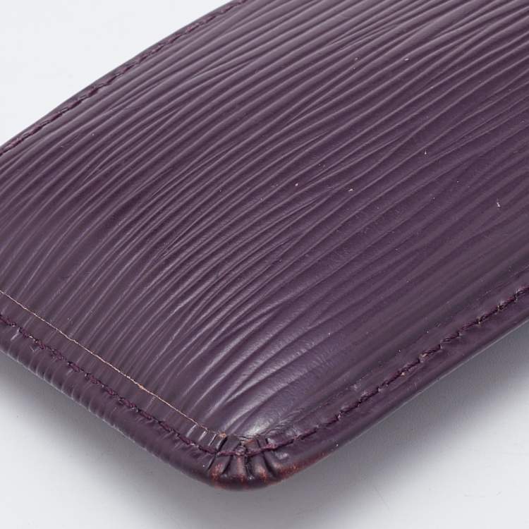 Pre Owned Louis Vuitton Cassis Epi Leather Key Pouch