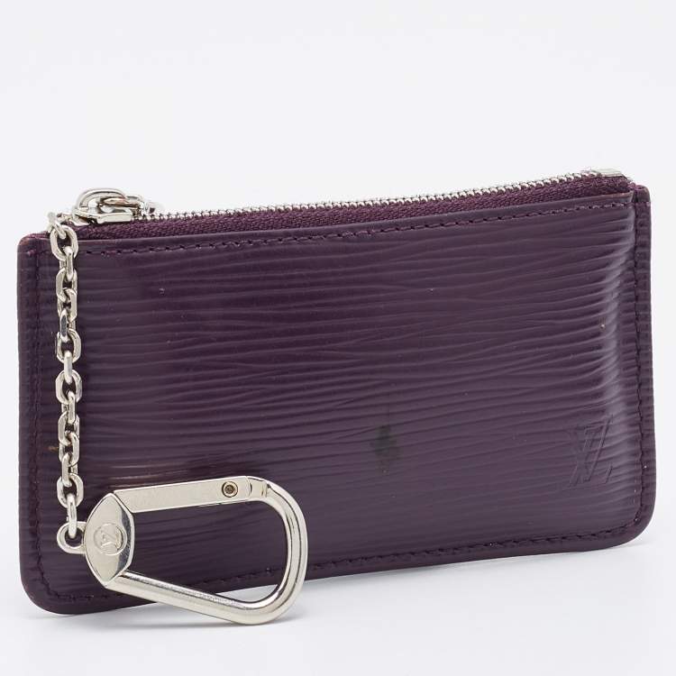 Pre Owned Louis Vuitton Cassis Epi Leather Key Pouch