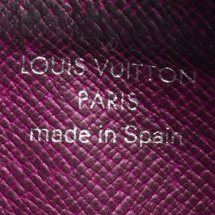 Pre Owned Louis Vuitton Cassis Epi Leather Key Pouch