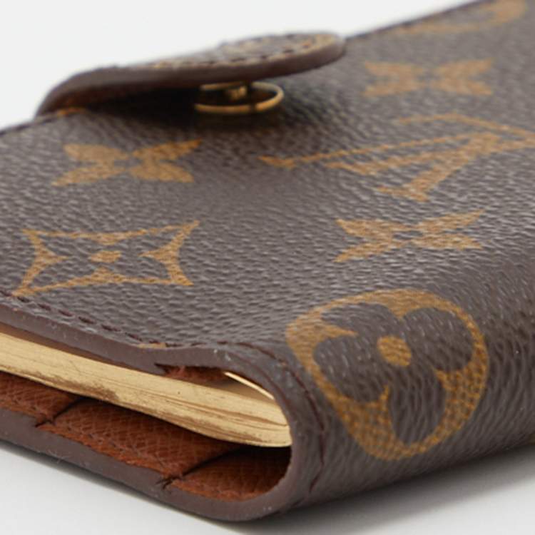 Pre Owned Louis Vuitton Monogram Canvas Mini Agenda Cover